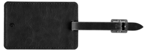 Bagagetag konstläder, 10 x 6,5 cm
