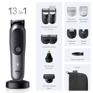 Braun All-in-One Series 7 multitrimmer AIO7560, vattentät