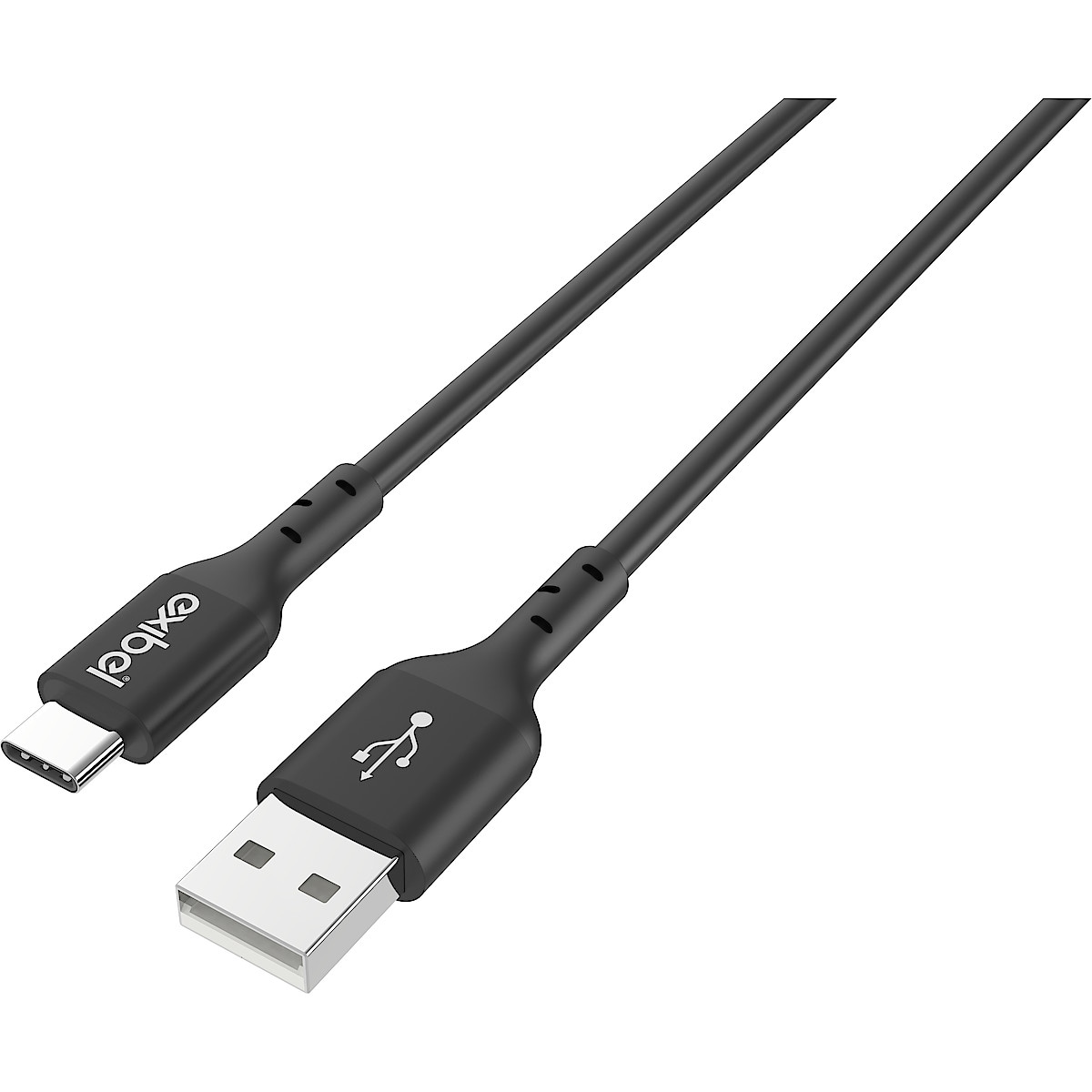 Ladekabel USB-C til USB-A Exibel, USB 2.0 