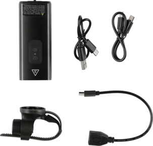 Laddningsbar cykellampa fram, 2600 lumen, Asaklitt