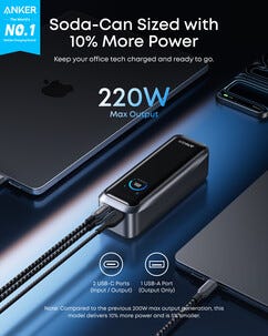 Anker Prime Varavirtalähde 20 000 mAh 220 W