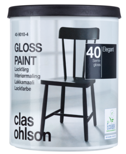 Lackfärg halvblank glans 40, 0,75 liter