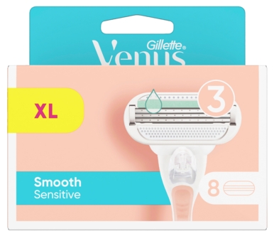 Rakblad Gillette Venus Smooth Sensitive 8-pack