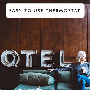 Värmefläkt m. fot Mill CUS1800MECWA