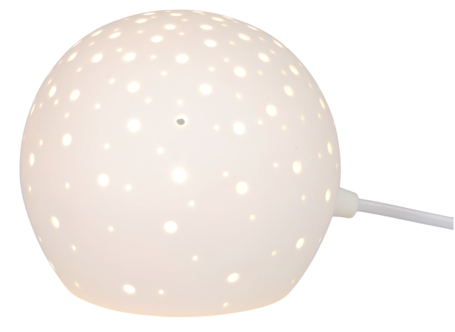Northlight bordlampe i porselen, Globe