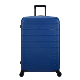 American Tourister stor koffert med 4 hjul blå