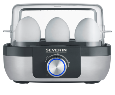 Severin Deluxe Munankeitin, elektroninen ohjaus, 6 kananmunaa