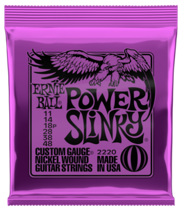 Ernie Ball Power Slinky 11-48 strängset till elgitarr