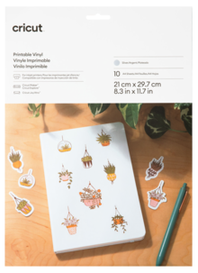 Cricut Printable Vinyl A4 Silver, 10 ark