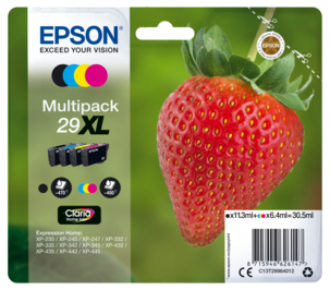 Epson 29 XL bläckpatroner Claria Home, 4 färger