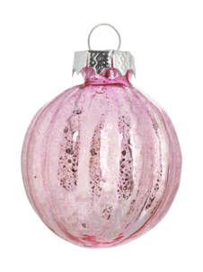 6 antiksilverfärgade julkulor