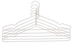 Metallinen vaateripustin