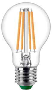 LED Lamppu Philips Ultra Efficient E27 A60, 4 W, lämpimän valkoinen
