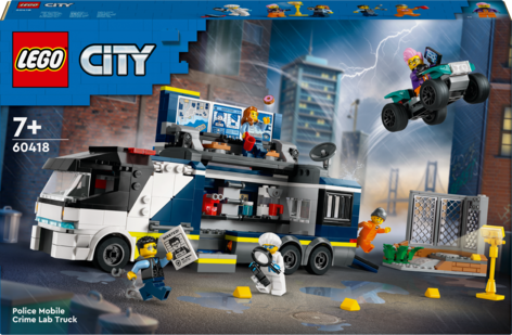 LEGO City Polisens mobila laboratoriebil 60418, från 7 år
