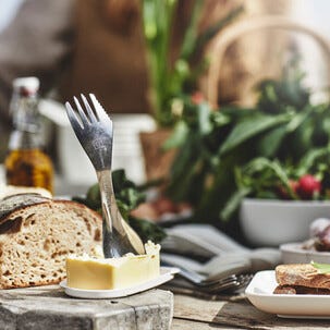 Light My Fire spork återvunnen metall rostfritt