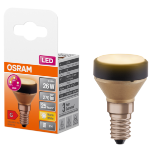Osram LED Flat E14 3,5 W, lämmin valkoinen, ultrakompakti