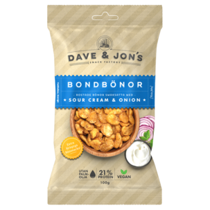 Dave & Jon’s Bondbönor Sour Cream & Onion 100 g