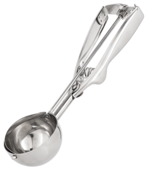 Isskje rustfritt stål, 6 cm i diameter