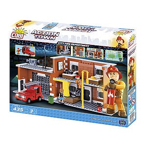Cobi byggeklosser, brannstasjon