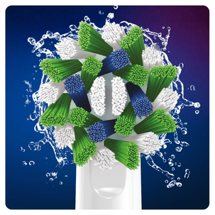 Oral-B Cross Action, borsthuvud, vit