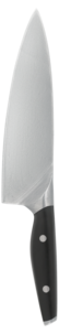 Kokkekniv 20 cm, svart