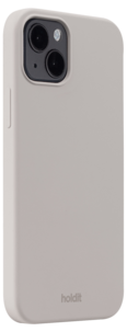 Mobilskal silikon för iPhone 14 Plus, Holdit Taupe