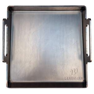 Landmann stekbord för grill, kolstål, 40 x 39 cm