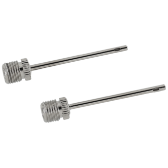 Bollnippel för luftpump Schrader metall 2-pack