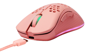 Deltaco Gaming trådløs gamingmus GAM-120-P, rosa