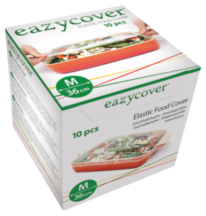 Overtrekkshette med elastisk bånd Eazycover, 5-pakning eller 10-pakning