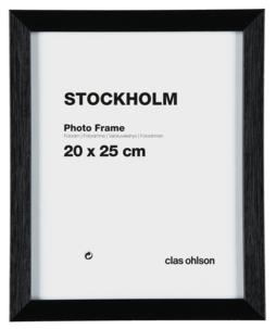 Fotoram Stockholm, svart