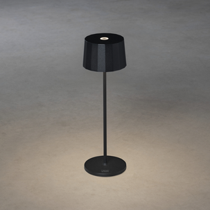 Oppladbar bordlampe Positano USB Konstsmide, utendørs