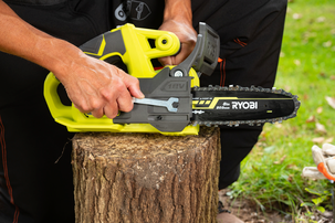 Ryobi One+ 18 V Moottorisaha RY18CS20A-0, akkukäyttöinen