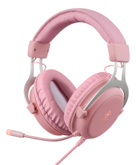 Deltaco Gaming GAM-030-P gamingheadset, rosa