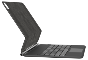 Tastatur for iPad Pro 12,9 tommer, futteral med stativ