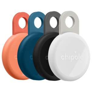 Chipolo Loop sporingsbrikke med hempe, 4-pakning