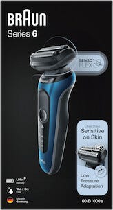 Braun Series 6 60-B1000s, rakapparat Wet & Dry