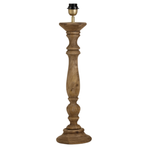 PR Home Lodge lampfot Aged Brown trä E27