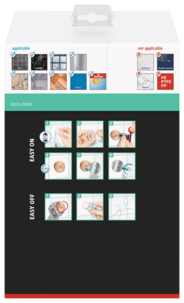 Tesa Aluxx dubbel duschhylla, krom