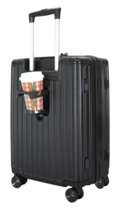 Kabinväska med USB-A, USB-C, 55 x 40 x 23 cm, svart