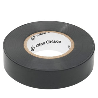 Eltejp svart, 19 mm x 20 m