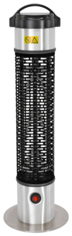 Stående infravärmare 1200 W, 65 cm