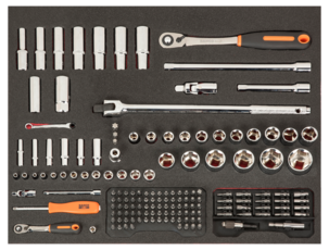 Bahco verktøyskap, 215 deler