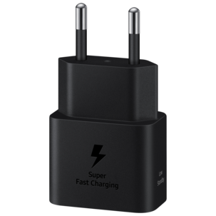 Samsung Power Adapter 25 W med USB-C-kabel, svart