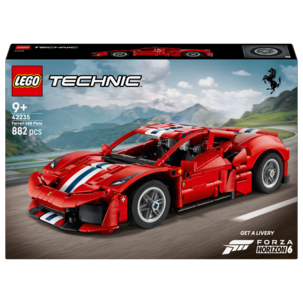 LEGO Technic Ferrari 488 Pista-auto 42235, 9+ vuotta