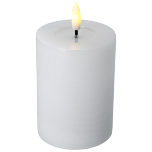 Northlight blockljus LED med timer, vitt