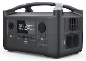 EcoFlow River 600 Kannettava latausasema / virtalähde