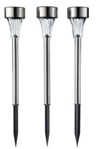 Dekorativ solcellsbelysning i 3-pack