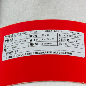 Generator GP100 2,2 KVA 230V