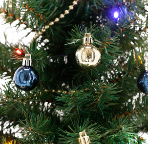 Bordsgran med LED-belysning RGB, 60 cm